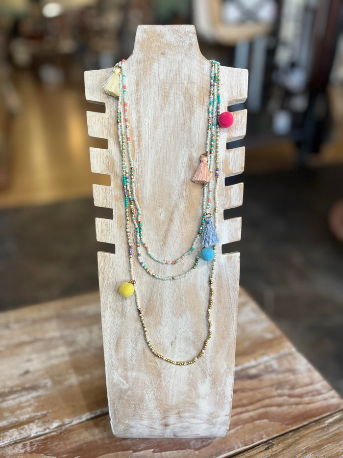 Beaded Layered Necklace Necklace