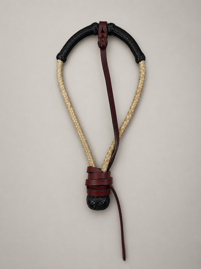 Bosal - B91 - 3/8" 16 Plait Natural with Forelock Tie