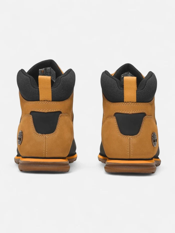 Botas Timberland Euro Rock Mid Lace Beige Negro