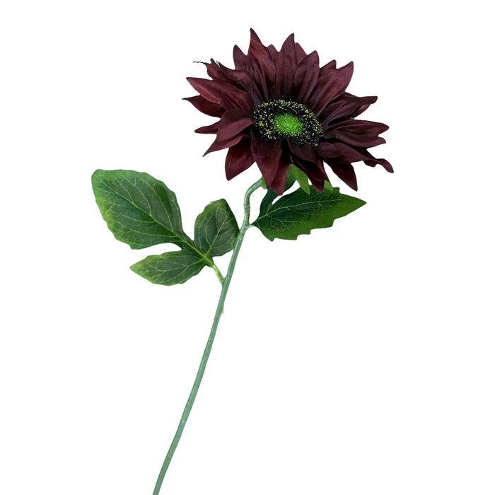 Bulk Exclusive 50Pcs Halloween Black Flowers Sunflowers Stems Bouquet Floral Arrangement Wholesale