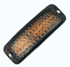 1982-2003 Harley Sportster P-Pad Passenger Seat Ant Brown Alligator Steel MRC - Mother Road Customs