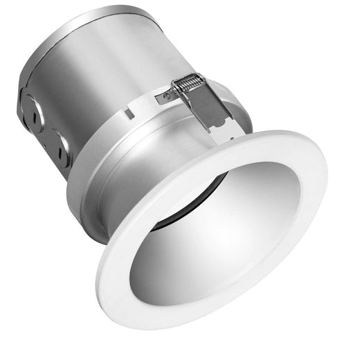 Konlite recessed down light with white Trim