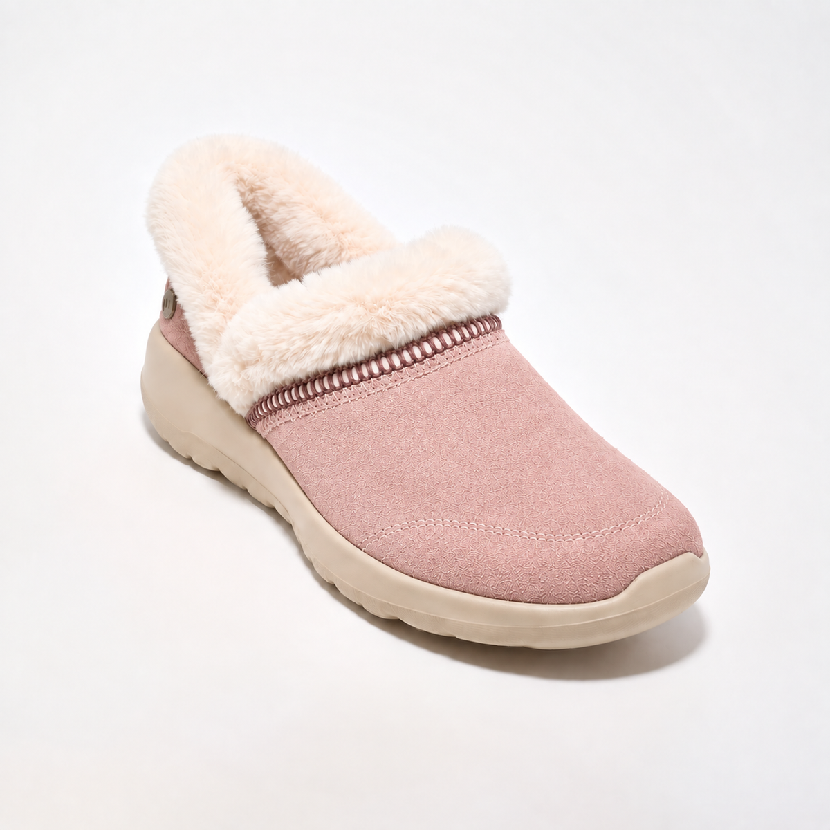 Women's Cozy Faux-Fur Lined Slip-On Walking Shoes