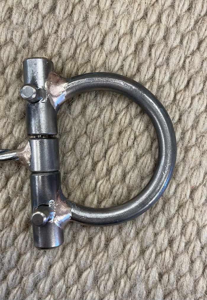 BIT - NH24 - Nolan Hansen Signal D-Ring Alligator Snaffle - 3" Rings