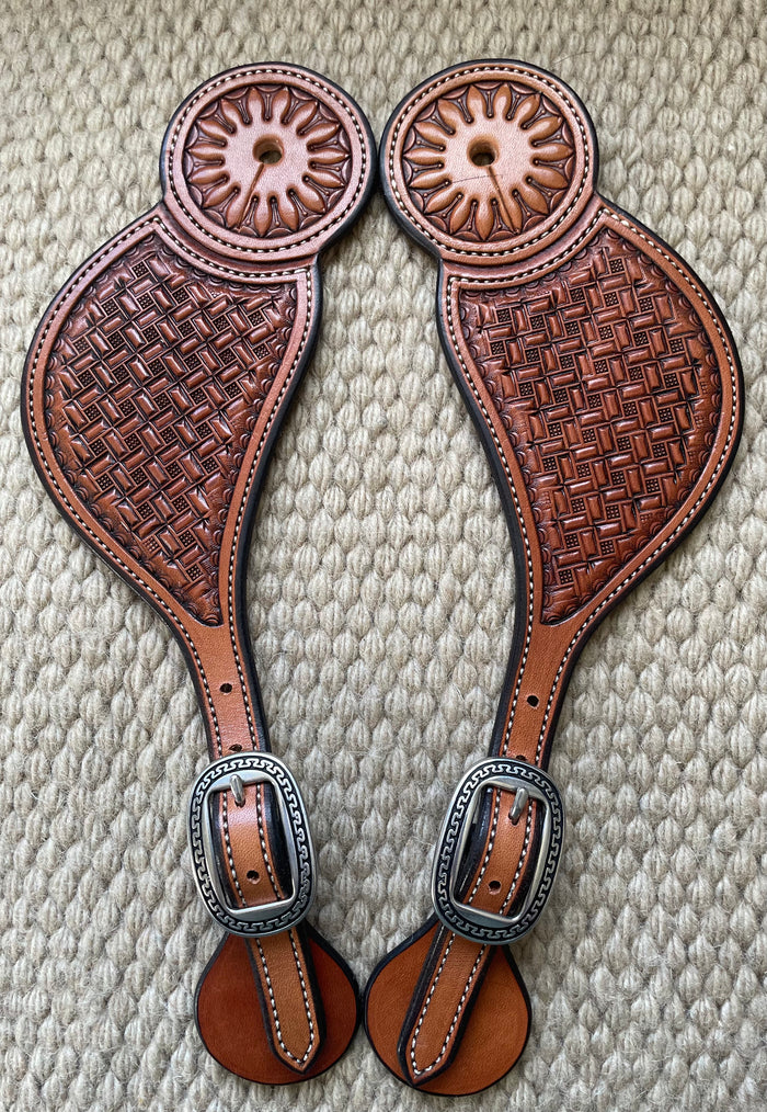 Spur Straps - SPS26 - Toni Pedrini Block Stamp Standard Size Antiqued