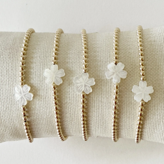 Aloha Gold Bead Bracelet