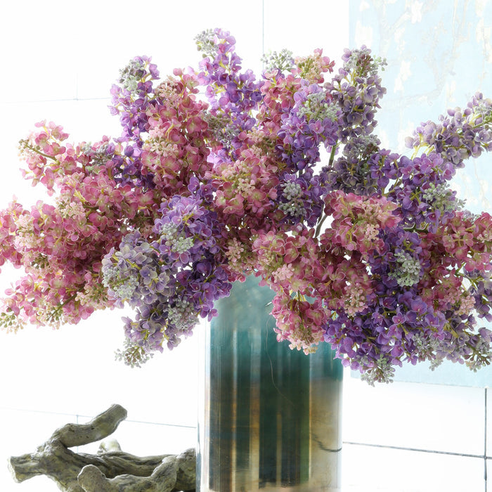 Bulk 25" Long Lilac Stems Spray Real Touch Flowers Wholesale