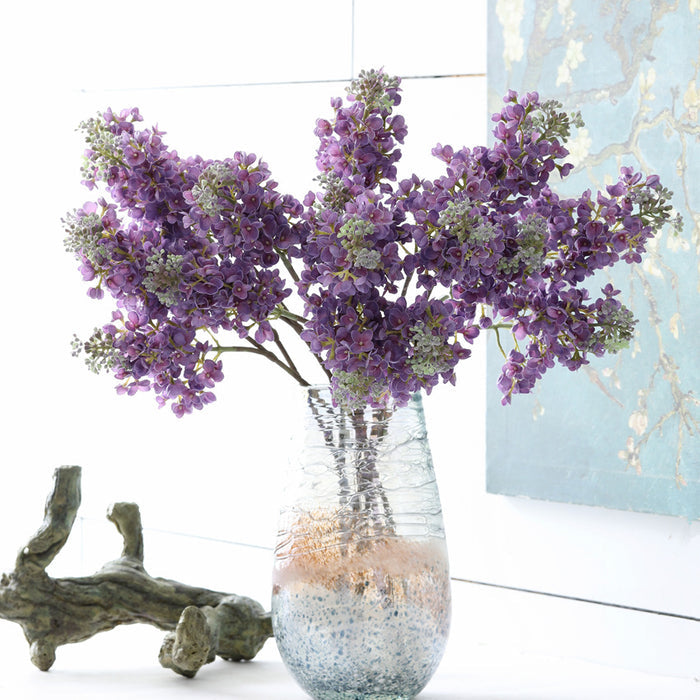 Bulk 25" Long Lilac Stems Spray Real Touch Flowers Wholesale
