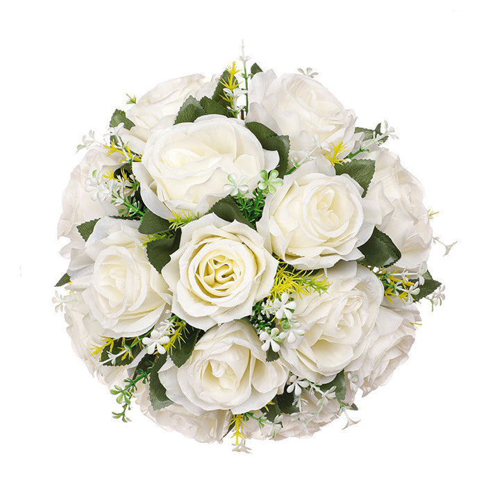 Bulk 2pcs Flower Ball Flower Arrangement Bouquet for Wedding Centerpiece Parties Home Décor Wholesale