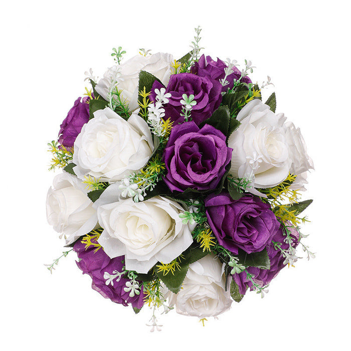 Purple/White