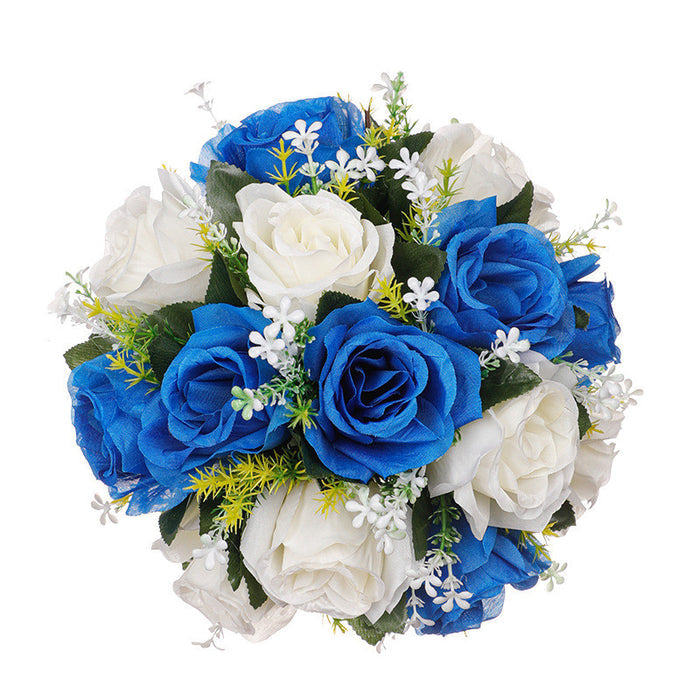 Deep Blue/White