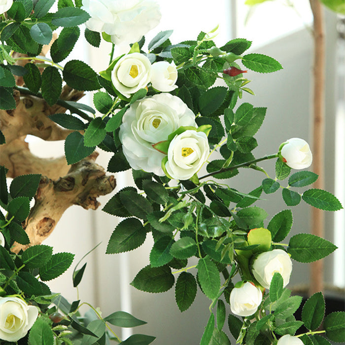 Bulk 50" Long Rose Hanging Flower Garlands for Garden Wedding Wholesale