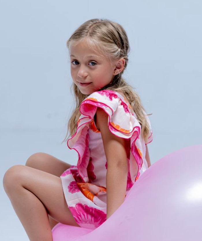 Carolina Colorful Floral Dress