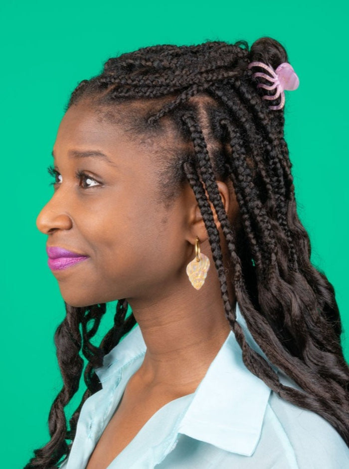 COUCOU SUZETTE Mini Pince à Cheveux - Poulpe, parfaite idée de cadeau pour femme.