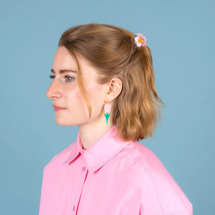 COUCOU SUZETTE Mini Pince à Cheveux - Sakura, parfaite idée de cadeau pour femme.