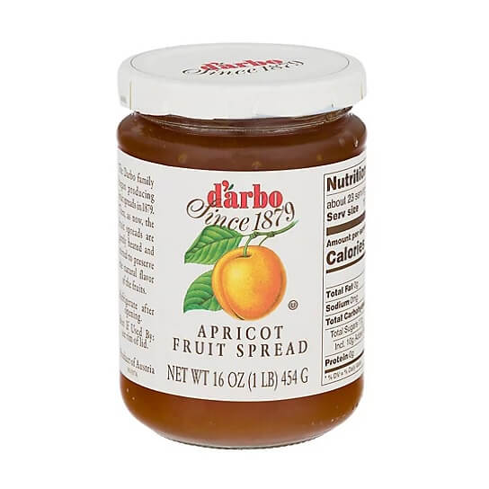 D Arbo Apricot Fruit Spread Traditional Austrian Recipes 454g