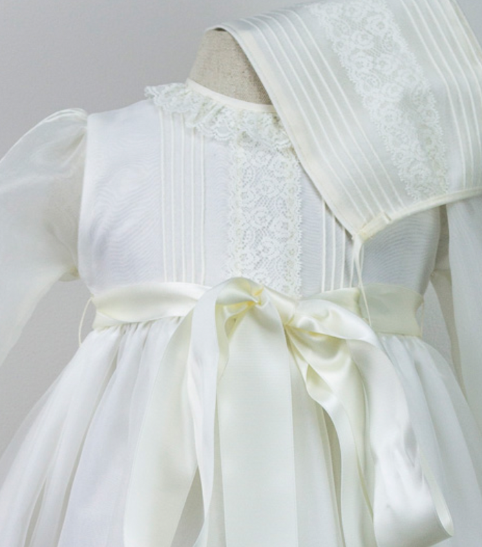 Dana Ivory Lace 2-piece Gown