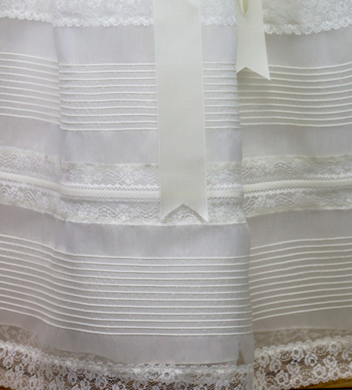 Dana Ivory Lace 2-piece Gown