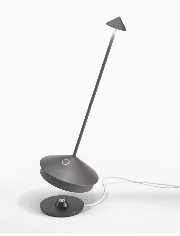 Dark Grey LED Cordless Lamp