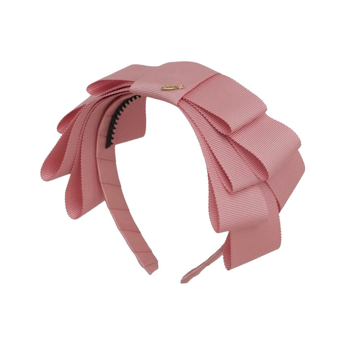 Ema Abundant Dusty Pink Bow Headband