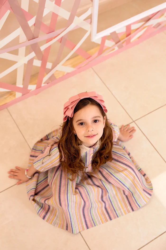 Ema Abundant Dusty Pink Bow Headband