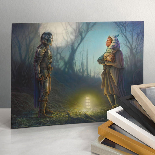 <em>The Mandalorian</em> ™ - Connection - Standard Art Print Art Prints - Art Of Entertainment