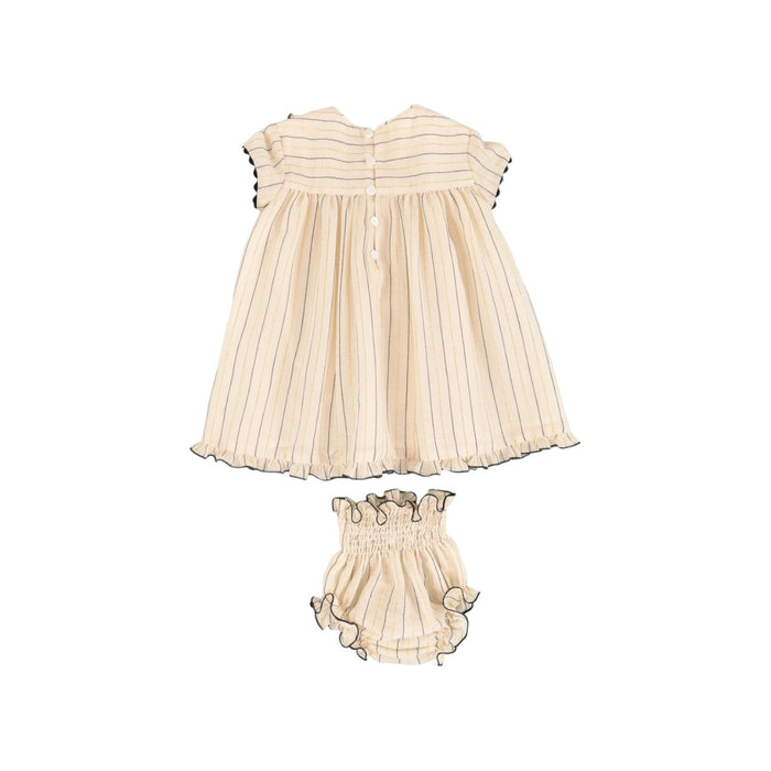 Ericka Black and Beige Girl 2-Piece Set