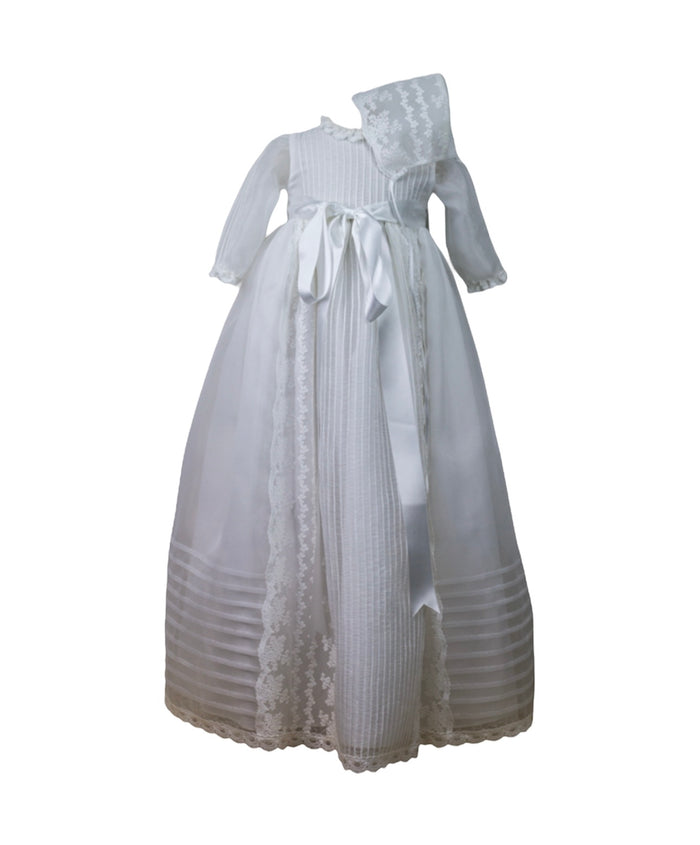 Fatima Off-White Lace 2-piece Gown