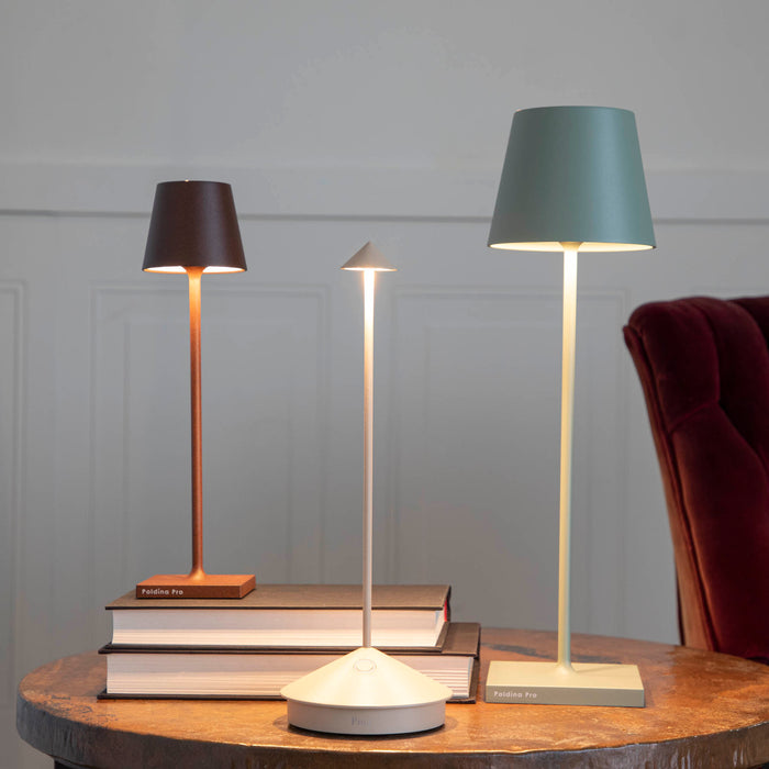 Glossy Gold Micro Cordless Lamp