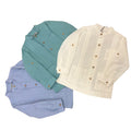 Guayabera Linen Boy Long Sleeve Shirt