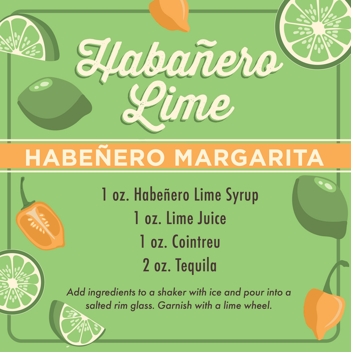 Learn how to make a mouthwatering Habanero Lime Margarita using the secret ingredient - Hester & Cook's Habanero Lime Syrup!