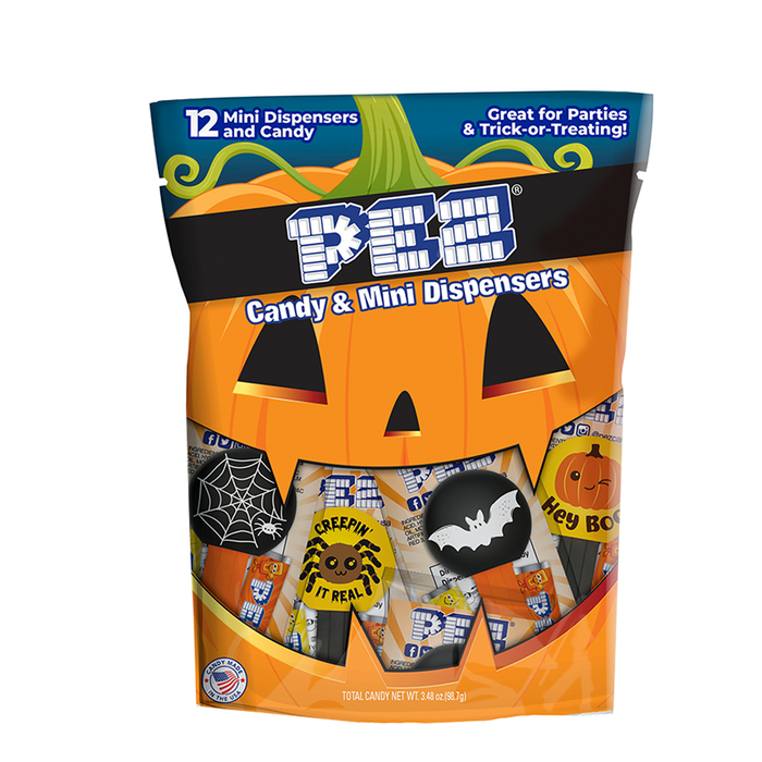 Halloween PEZ Party Bag (12 pack mini PEZ - each Individually wrapped)