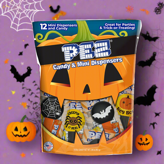 Halloween PEZ Party Bag (12 pack mini PEZ - each Individually wrapped)