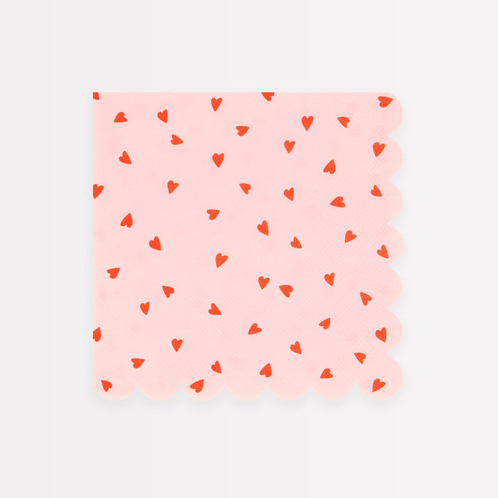 Heart Pattern Napkins by Meri Meri