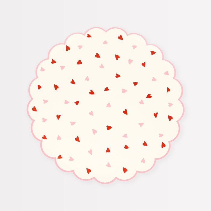 Heart Pattern Plates by Meri Meri