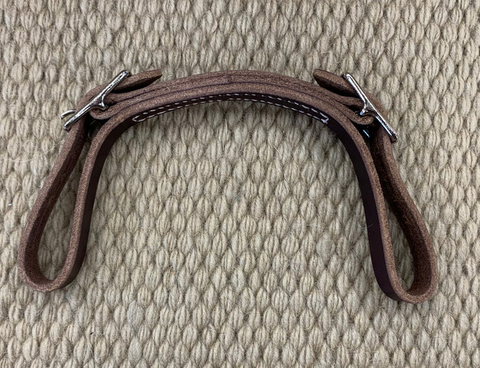 CURB STRAP - CS10 - 5/8" Double Buckle Latigo