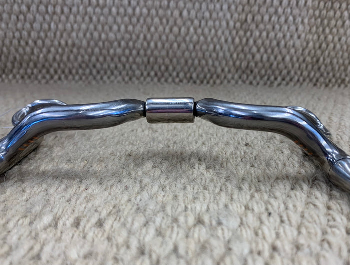 BIT - MB38 - Myler HBT Shank Sweet Iron Low Ported Barrel Narrow Stainless