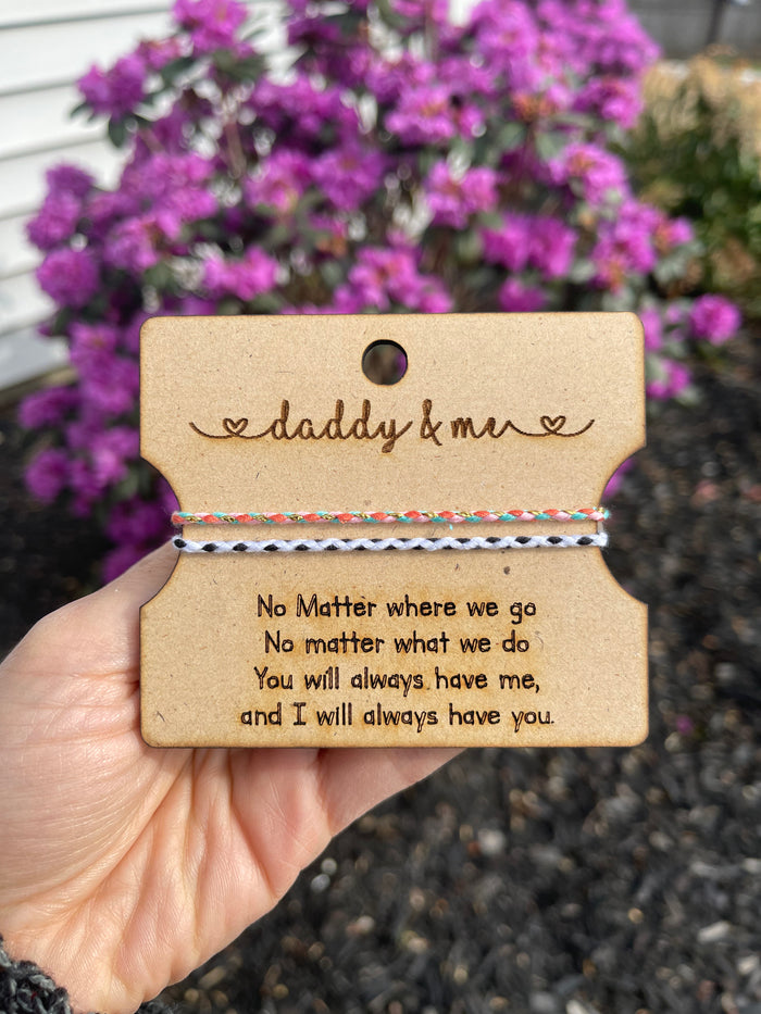 Daddy & Me Bracelet Set