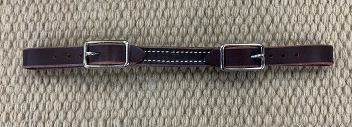CURB STRAP - CS10 - 5/8" Double Buckle Latigo