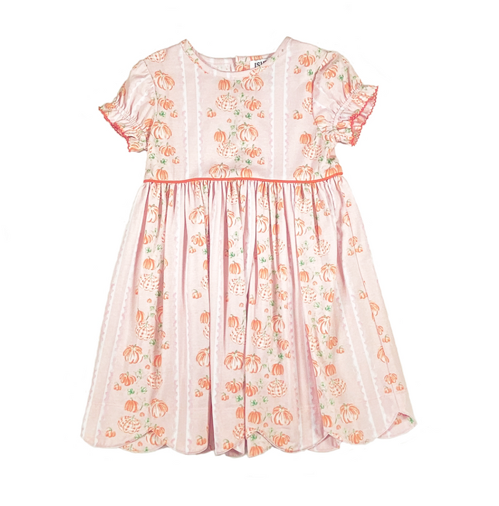 Ishetex-PUMPKIN GIRL'S DRESS