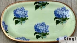 Jewelry Tray - Single Hydrangea
