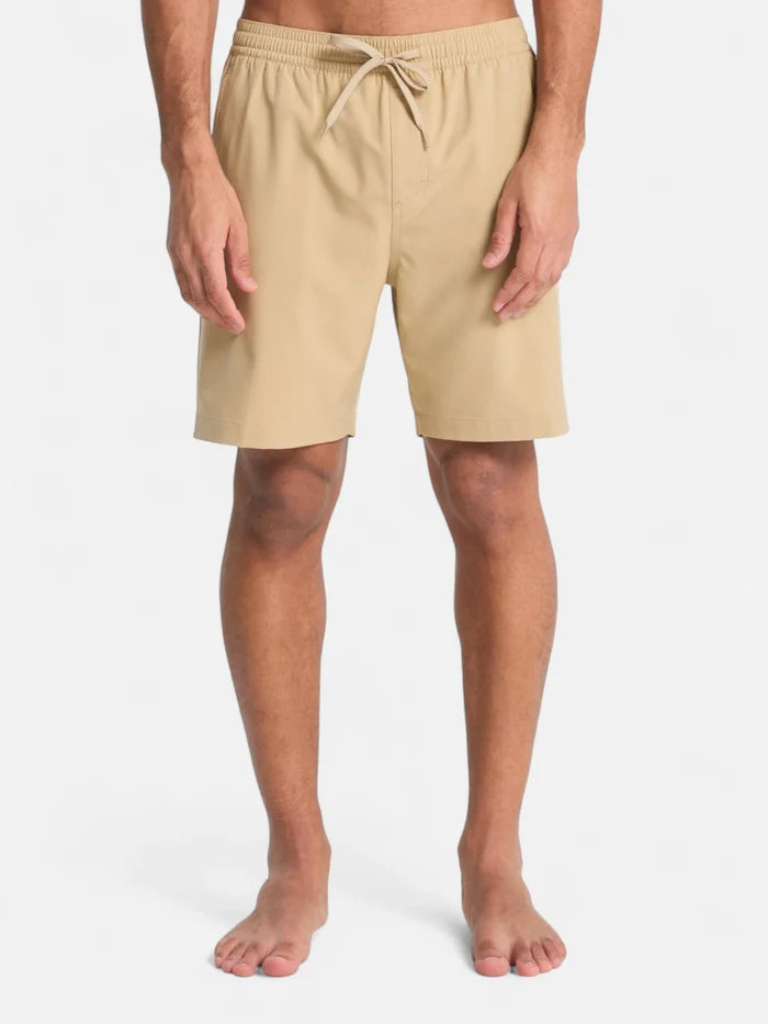 Malla Bermuda Quiksilver Taxer Amphibian 18 Beige