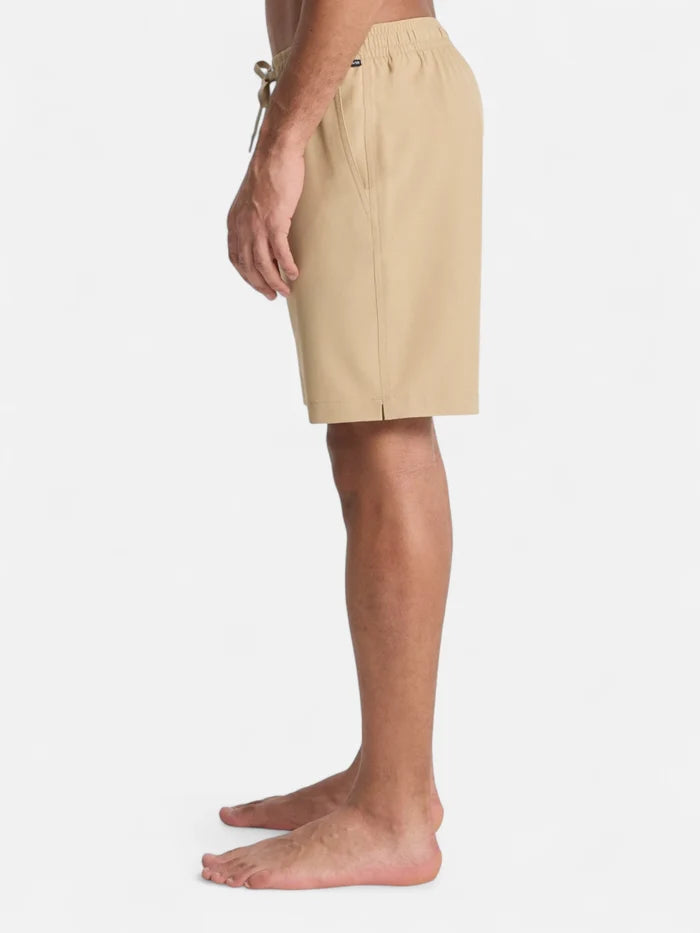 Malla Bermuda Quiksilver Taxer Amphibian 18 Beige