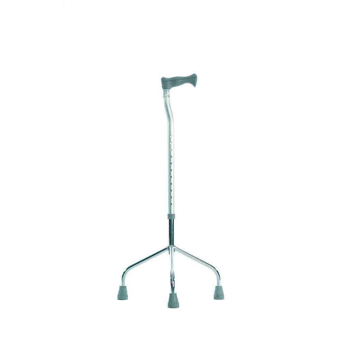 Full view of NRS Tripod Walking Stick walking stick on a plain background, showing its handle, shaft and ferrule.