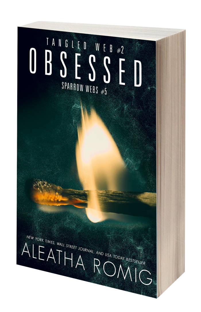 OBSESSED:  A Dangerous Mafia Romantic Suspense(book 2 Tangled Web - book 5 Sparrow Webs) Signed Paperback
