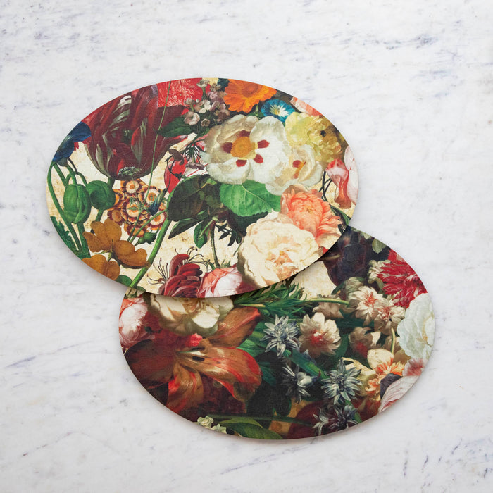 Oval Flemish Flowers Placemat
