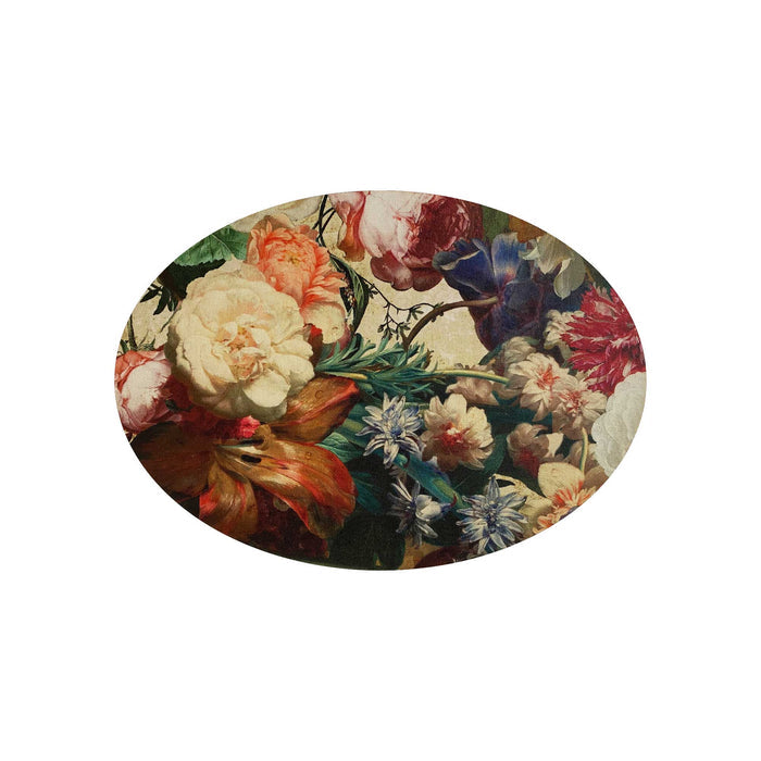 Oval Flemish Flowers Placemat