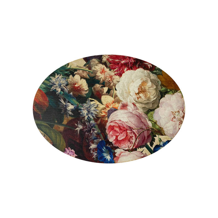 Oval Flemish Flowers Placemat