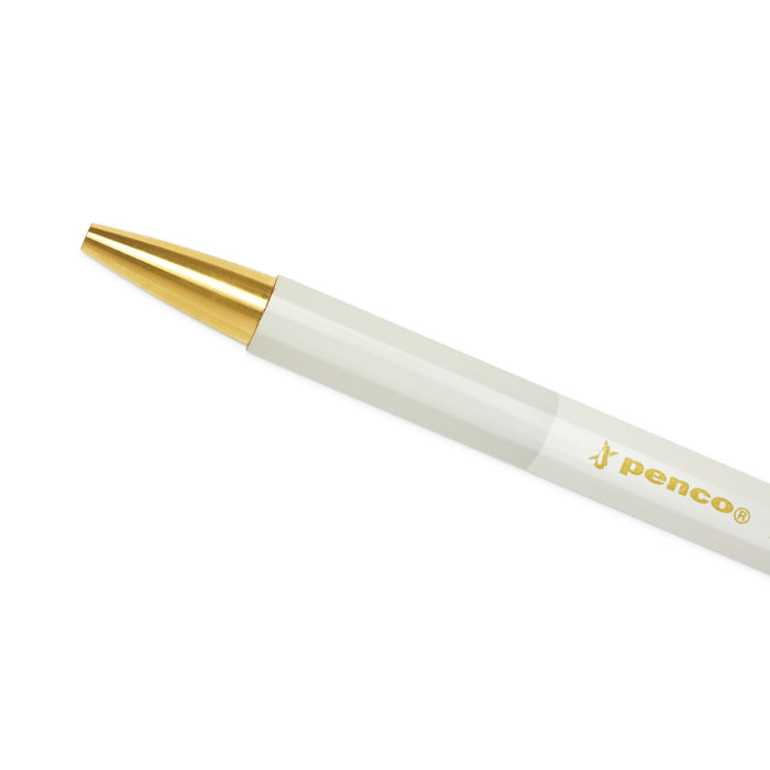 Penco Prime Timber Brass Lead Holder - White