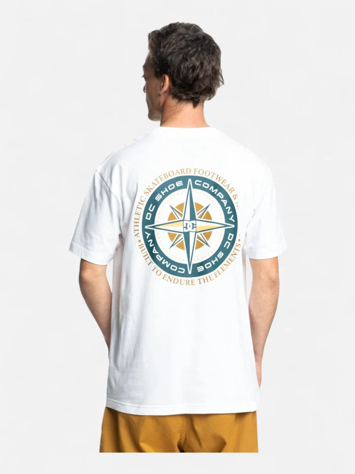 Remera DC True North LHSS Blanco